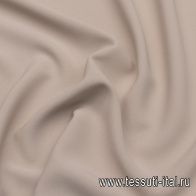 Плательная кади стрейч (о) бежевая - итальянские ткани Тессутидея арт. 03-6818