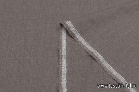 Костюмная (о) коричневая меланж  - итальянские ткани Тессутидея арт. 05-4397