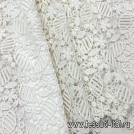 Кружево макраме (о) белое Balenciaga - итальянские ткани Тессутидея арт. 03-5811