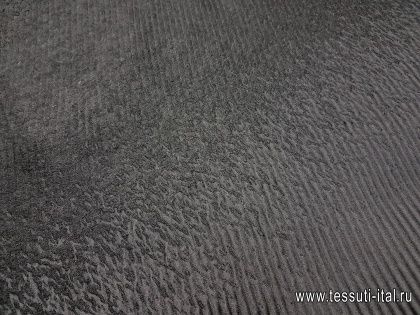Жаккард фактурный (о) черный - итальянские ткани Тессутидея арт. 03-4243