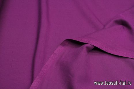Шелк шантунг (о) темно-сиреневый - итальянские ткани Тессутидея арт. 10-3207