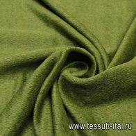 Пальтовая (о) желто-зеленая - итальянские ткани Тессутидея арт. 09-2039