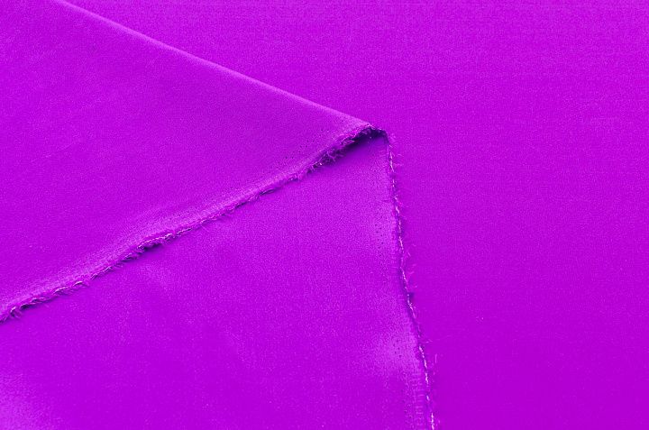 Крепдешин стрейч (о) темно-сиреневый - итальянские ткани Тессутидея арт. 02-8642