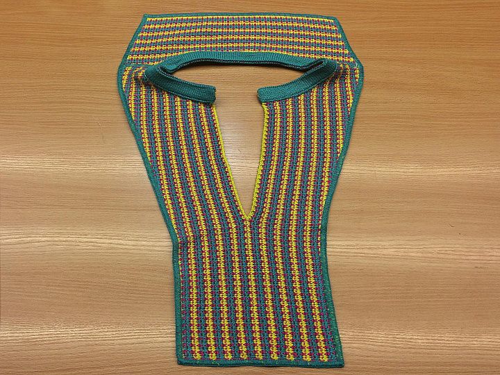 Трикотажный элемент - ворот-планка Missoni - итальянские ткани Тессутидея арт. F-3340