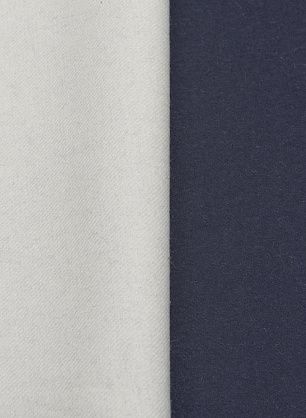 Пальтовая двухслойная (о) темно-синяя/белая - в интернет-магазине тканей Тессутидея арт. 09-1996