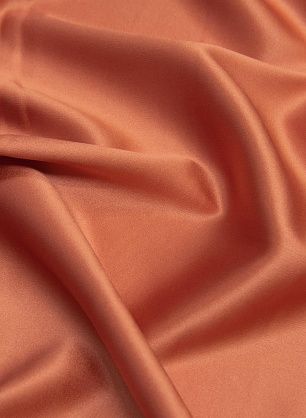 Шелк атлас стрейч (о) лососевый - в интернет-магазине тканей Тессутидея арт. 10-1765