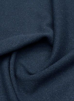 Трикотаж кашемир (о) темно-синий - в интернет-магазине тканей Тессутидея арт. 15-1123
