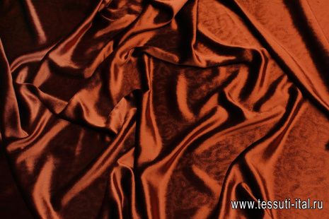 Бархат (о) терракотовый - итальянские ткани Тессутидея арт. 10-2752