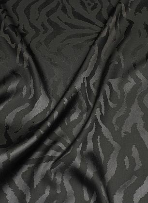 Шелк жаккард (о) черный - в интернет-магазине тканей Тессутидея арт. 10-3531