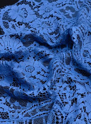 Кружевное полотно (о) светло-синее - в интернет-магазине тканей Тессутидея арт. 03-6153