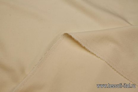 Костюмная стрейч (о) молочная - итальянские ткани Тессутидея арт. 05-4568