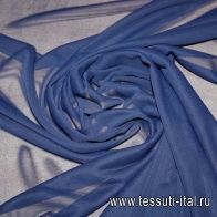Сетка плательная (о) синяя - итальянские ткани Тессутидея арт. 04-0848