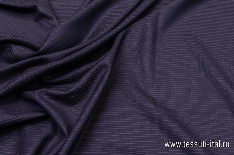 Костюмная супер 180 (н) сине-серая полоска Piacenza - итальянские ткани Тессутидея арт. 05-3111