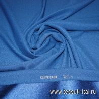 Плательная cadi креп стрейч (о) синяя ш-130см - итальянские ткани Тессутидея арт. 03-2568