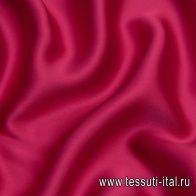 Шелк атлас дабл (о) брусничный - итальянские ткани Тессутидея арт. 10-2151