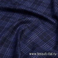Костюмная (н) сине-голубая клетка - итальянские ткани Тессутидея арт. 05-3793