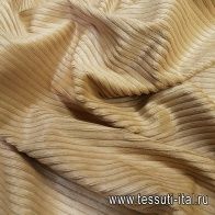 Вельвет (о) светло-коричневый - итальянские ткани Тессутидея арт. 01-6486