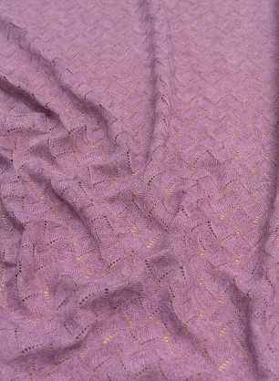 Трикотаж ажурный (о) фиолетовый в стиле Missoni - в интернет-магазине тканей Тессутидея арт. 13-1529