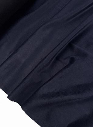 Пальтовая двухслойная альпака+шерсть+полиамид 540 г/м (о) темно-синяя - в интернет-магазине тканей Тессутидея арт. 09-2194