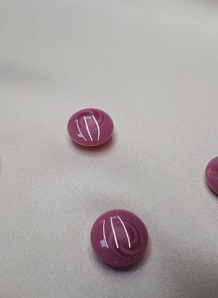 Пуговица пластик на ножке розовая d-14мм  - в интернет-магазине тканей Тессутидея арт. F-3911