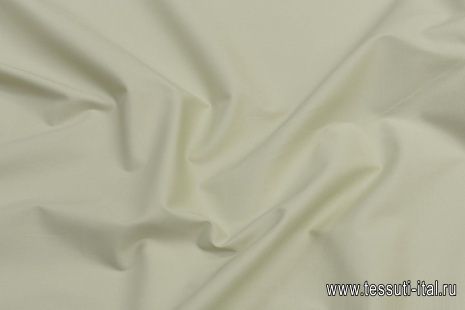 Сорочечный поплин стрейч (о) светло-оливковый - итальянские ткани Тессутидея арт. 01-6857