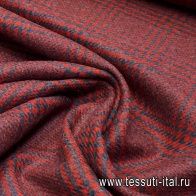 Костюмная (н) красно-черная гусиная лапка - итальянские ткани Тессутидея арт. 05-2865