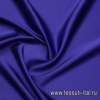 Шелк атлас (о) васильковый - итальянские ткани Тессутидея арт. 10-3789