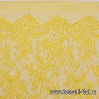 Кружево (о) желтое ш-140см - итальянские ткани Тессутидея арт. 03-7174