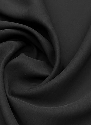 Шелк кади дабл (о) темно-синий/черный - в интернет-магазине тканей Тессутидея арт. 10-3557