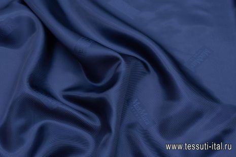 Подкладочная диагональ (о) темно-синяя - итальянские ткани Тессутидея арт. 08-1319