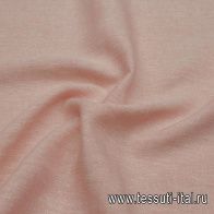 Лен с люрексом (о) розовый - итальянские ткани Тессутидея арт. 16-0889