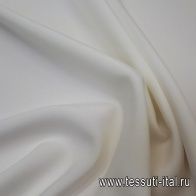 Шелк кади стрейч (о) айвори - итальянские ткани Тессутидея арт. 02-8477