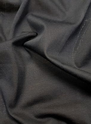 Трикотаж мерсерезированный хлопок (о) черный - в интернет-магазине тканей Тессутидея арт. 12-1040