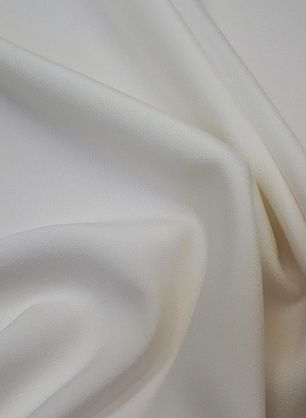 Шелк кади стрейч (о) айвори - в интернет-магазине тканей Тессутидея арт. 02-8477