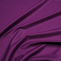 Костюмная стрейч дабл фэйс (о) темно-сиреневая - итальянские ткани Тессутидея арт. 05-4445