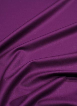 Костюмная стрейч дабл фэйс (о) темно-сиреневая - в интернет-магазине тканей Тессутидея арт. 05-4445