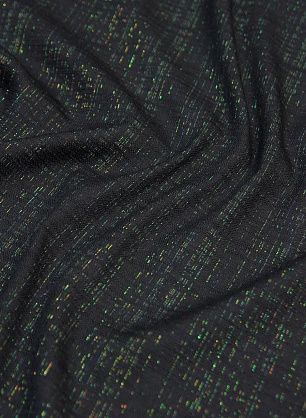 Плательная (н) черная с цветным люрексом Ungaro - в интернет-магазине тканей Тессутидея арт. 17-0977
