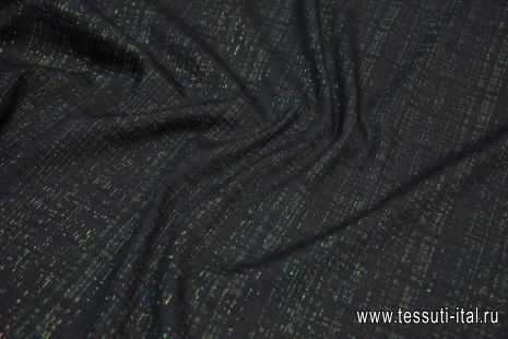 Плательная (н) черная с цветным люрексом Ungaro - итальянские ткани Тессутидея арт. 17-0977