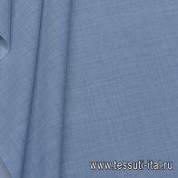 Костюмная на мембране (о) светло-синяя меланжевая - итальянские ткани Тессутидея арт. 05-4384