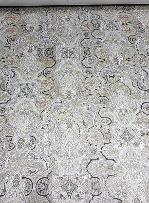 Плательная стрейч (н) восточный орнамент с серебрянным напылением ш-150см - в интернет-магазине тканей Тессутидея арт. 01-3429