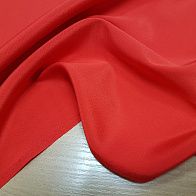 Шелк кади стрейч (о) алый - итальянские ткани Тессутидея арт. 02-6575