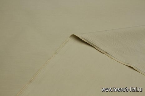 Плащевая с водоотталкивающим покрытием (о) светло-бежевая - итальянские ткани Тессутидея арт. 11-0449