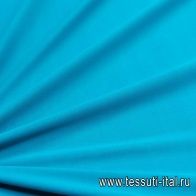 Трикотаж вискоза (о) ярко-бирюзовый - итальянские ткани Тессутидея арт. 14-1638