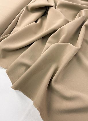 Костюмная шерсть стрейч (о) бежевая - в интернет-магазине тканей Тессутидея арт. 05-5204