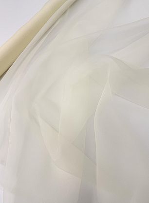 Органза (о) молочная - в интернет-магазине тканей Тессутидея арт. 03-6298