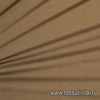 Трикотаж шелк (о) коричневый  - итальянские ткани Тессутидея арт. 13-1503