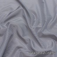 Подкладочная (н) мелкая бело-сине-серая клетка - итальянские ткани Тессутидея арт. 07-1414