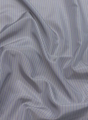 Подкладочная (н) мелкая бело-сине-серая клетка - в интернет-магазине тканей Тессутидея арт. 07-1414