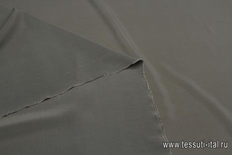 Крепдешин (о) серый - итальянские ткани Тессутидея арт. 10-3310