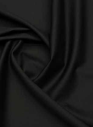 Хлопок костюмный (о) черный - в интернет-магазине тканей Тессутидея арт. 01-7690